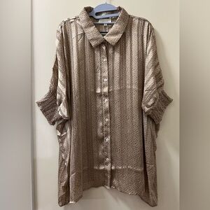 Striped Sheer Blouse